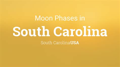 Moon Phases 2024 Lunar Calendar For South Carolina South Carolina Usa