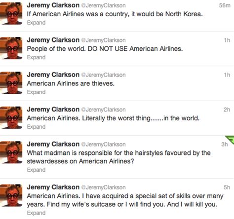 Clarkson On American Airlines Topgear
