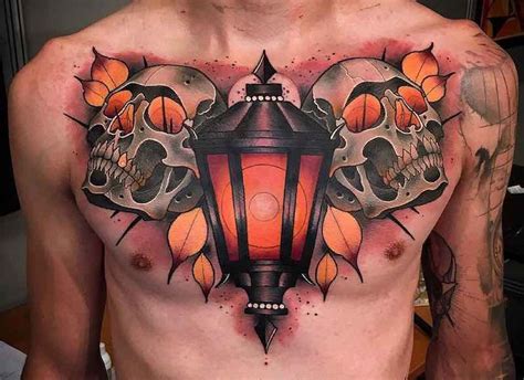 Chest Piece Tattoo By Matt Curzon Tattoo Insider
