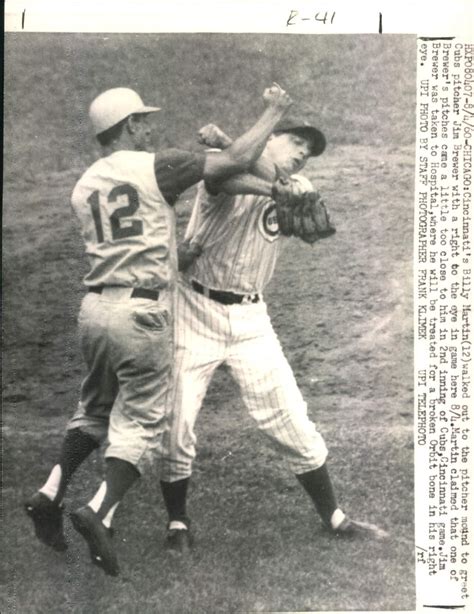 Lot Detail 1957 81 Baseball Fights The Sporting News Collection