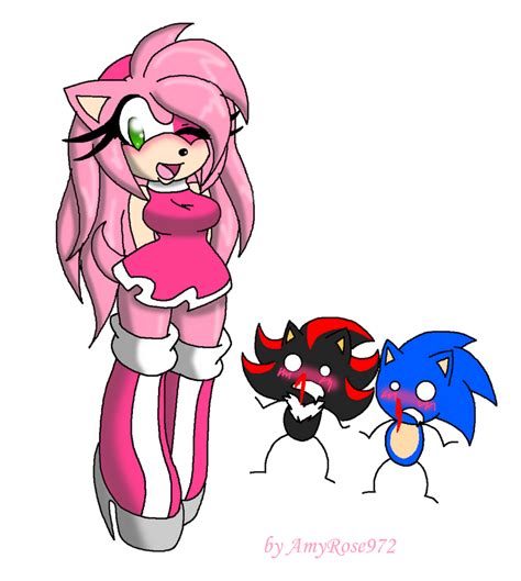 Sexy Amy Rose By Laurypinky972 On Deviantart
