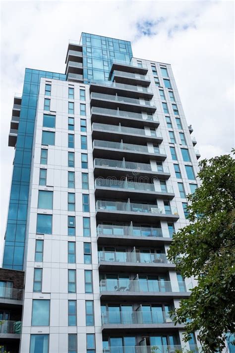 Tall Blue Glassed Building Finsbury Town Editorial Photo Image Of
