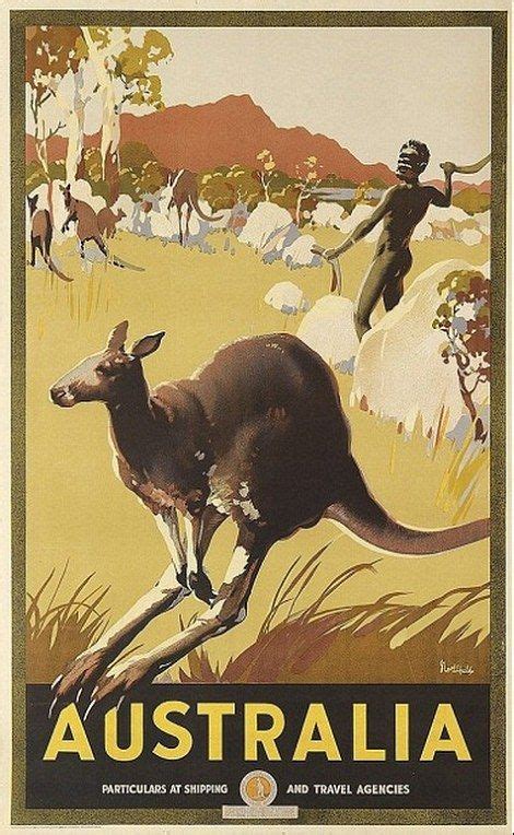 Classic Australian Posters Sold At Exclusive New York Auction Vintage Travel Posters Retro
