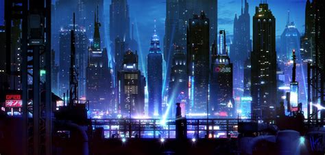 Artstation Cyberpunk Neo York Vfx Shot Jaime Jasso Futuristic City