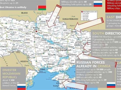 map here s why ukraine fears a russian invasion business insider