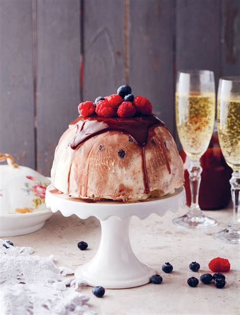 Start by baking a thin chocolate sponge and spread softened ice cream across it. QUICK & EASY CHRISTMAS ICE CREAM BOMBE | SA Garden and Home