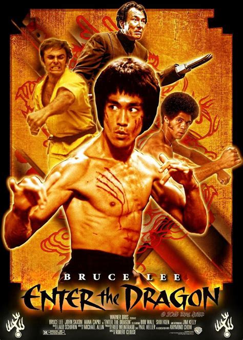 Enter The Dragon Fan Artwork Bruce Lee Poster Bruce Lee Art Bruce Lee