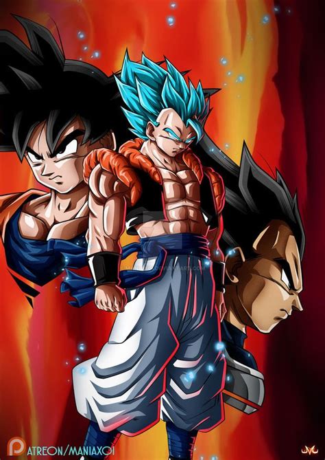 They've even goku has often squared off against powerful opponents: La fusión de Goku y Vegeta, Gogeta #dbz #db #dbs # ...