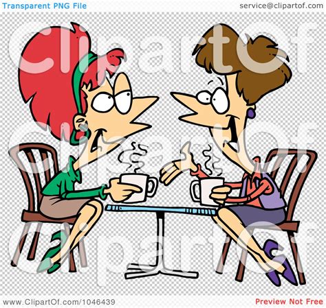 Royalty Free Rf Clip Art Illustration Of Cartoon Friends Talking Over