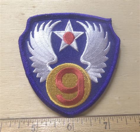 Us Air Force 9th Air Force Embroidered Patch Embroidered Patches Air