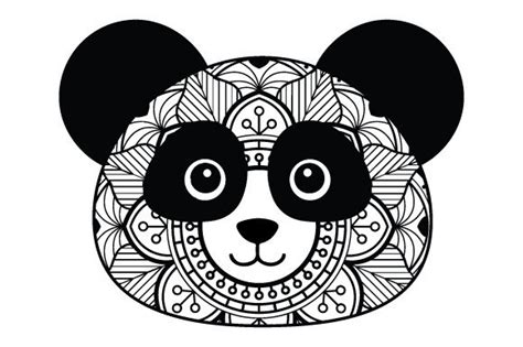 Panda Mandala Svg Cut File By Creative Fabrica Crafts · Creative Fabrica