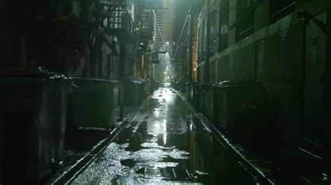Alleyway Rain At Duckduckgo Alleyway Dark Street Gotham City
