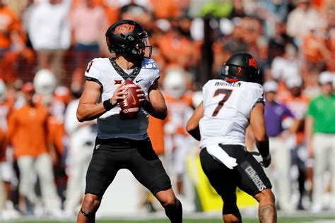 Oklahoma State Football Cowboys Receive No 9 Ranking After Texas Win