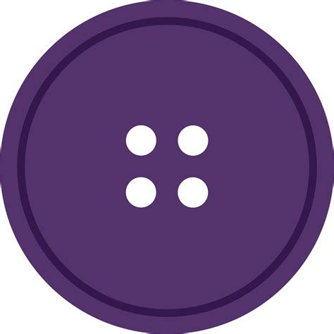 Purple Round Cloth Button With 4 Hole Png Image Purple Png Images