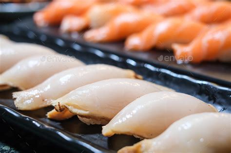 Escolar Oilfish Butter Fish Nigiri Or Sashimi Traditional Japanese