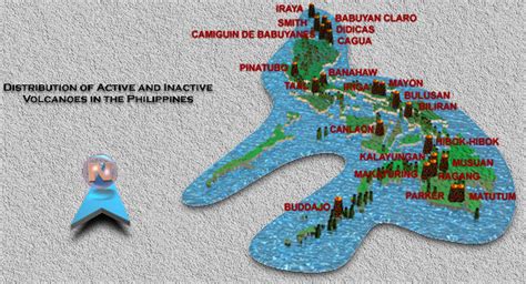 Volcanoes In The Philippines Map