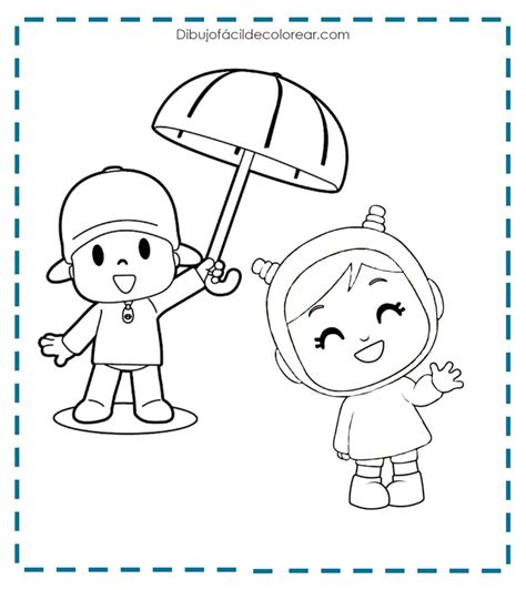 Now i want to share that experience with your children. Dibujo de Pocoyó para colorear (Pintar y Imprimir)