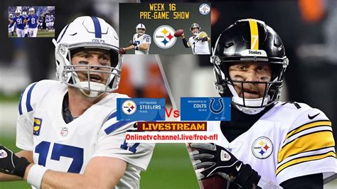 Streaming nfl games for free is easy for those using mobile devices. Colts vs Steelers Live Stream Free on Reddit: How to watch ...