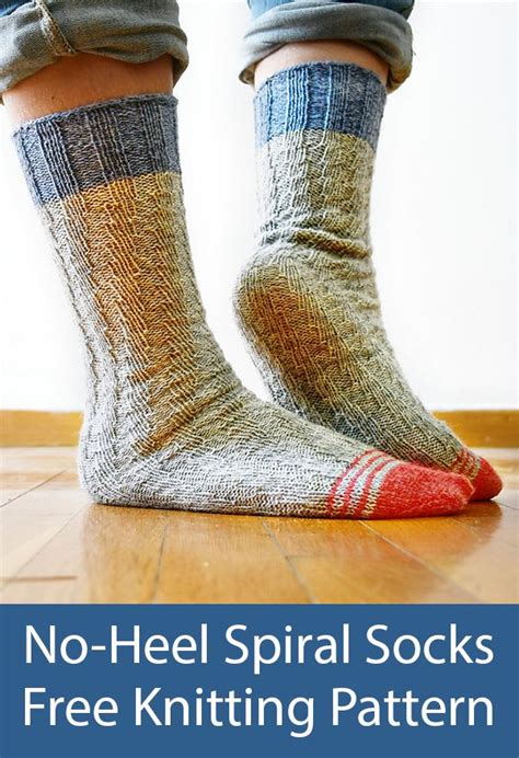 No Heel Spiral Socks Pattern By La Maison Rililie Sock Knitting