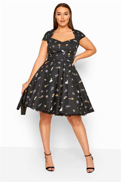 hell bunny black trick or treat dress yours clothing