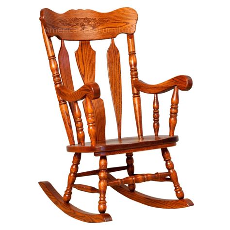 Amish Homestead Rocking Chair Solid Wood Made In America