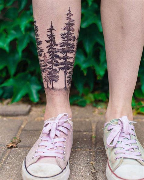 Pin By Lo On Tattoos Forest Tattoos Leg Tattoos Tattoos