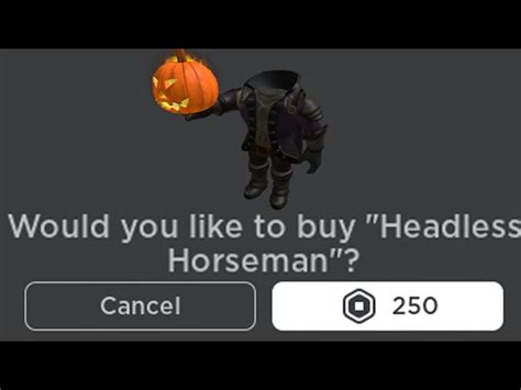 How Much Is The Headless Horseman Bundle On Roblox Pricing History