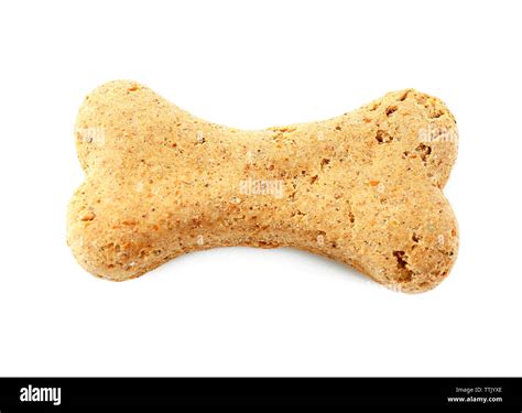 Dog Food Bone Isolated On White Stock Photo Alamy