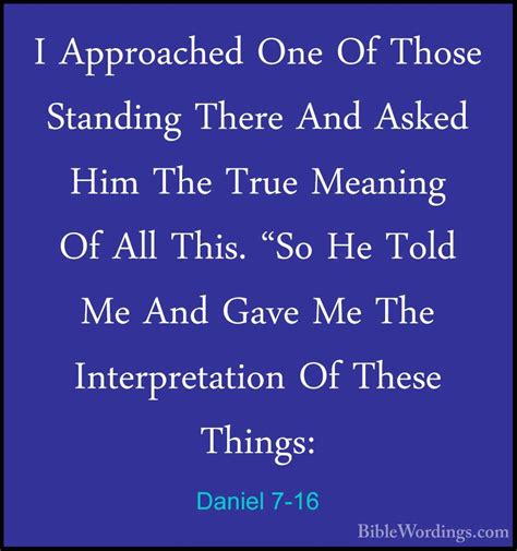 Daniel 7 Holy Bible English