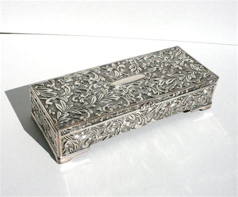 Vintage Godinger Silver Plate Jewelry Box