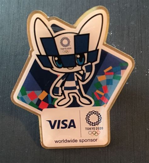 Tokyo 2020 Olympic Pins Visa Sponsor Pin Nr 4 Ebay