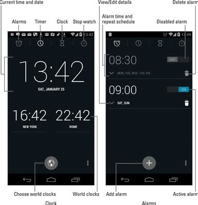Victorzmartin , feb 28, 2018 : Basics of the Alarm Clock on an Android Phone - dummies