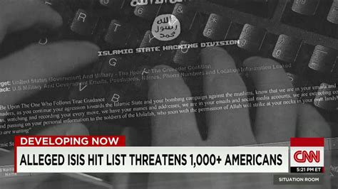 Purported Isis Militants Post List Of 1400 Us Targets Cnn