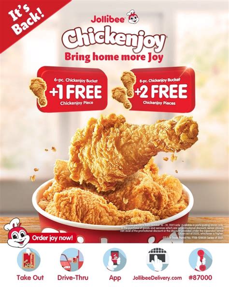 Jollibee 61 And 82 Chickenjoy October Promo Deals Pinoy