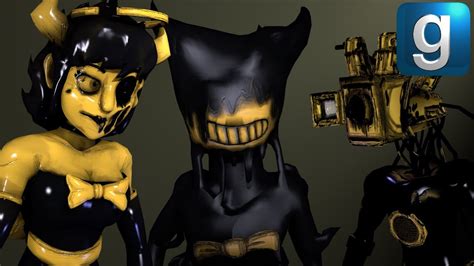 Gmod Batim New Stylized Bendy Alice And Projectionist Ragdolls