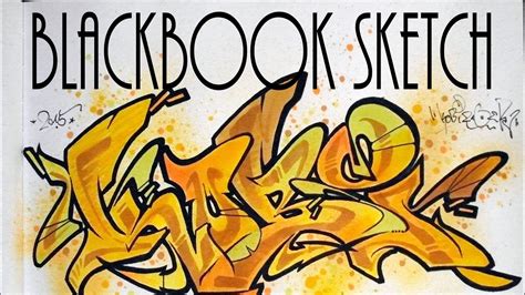 Kobi 216 Blackbook Graffiti Sketch 1 Safari Youtube