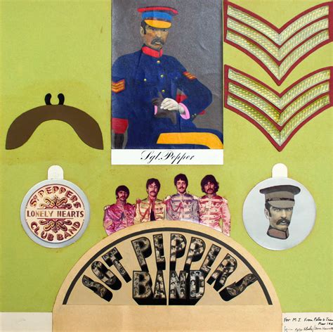Original Sgt Pepper Collage At Sothebys In November