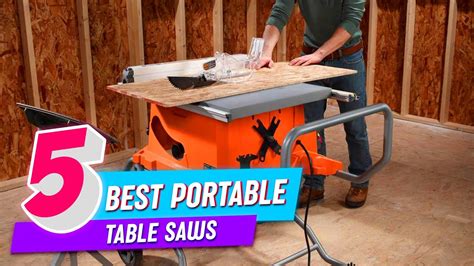 Top 5 Best Portable Table Saws Review In 2022 Youtube