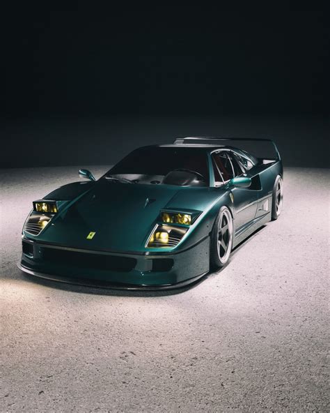 Automotive Of The Day Ferrari F40 In Verde Abetone Cars Blog