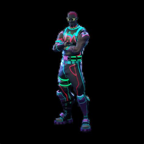 Liteshow Fortnite Skin Neon Light Outfit