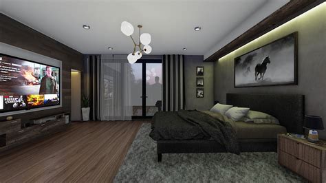 Diseño De Dormitorio De Hombre Soltero On Behance Luxury Bedroom Master Luxurious Bedrooms