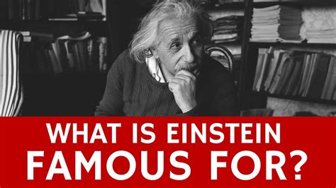What Is Albert Einstein Famous For Quick Science Facts Youtube