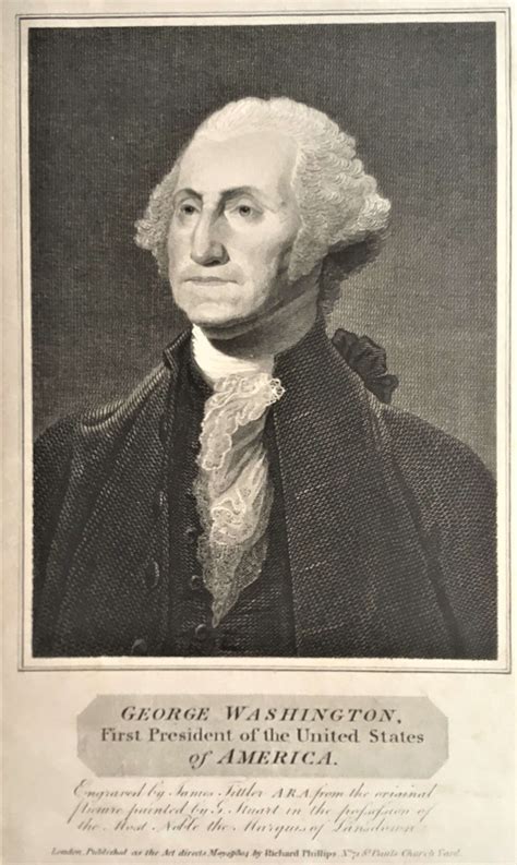 George Washington First President Of The United States Of America In