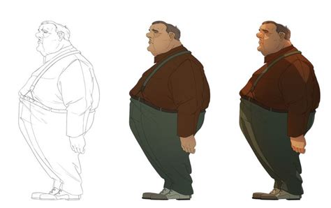 Pin On Character Design Males Fat And Chubby
