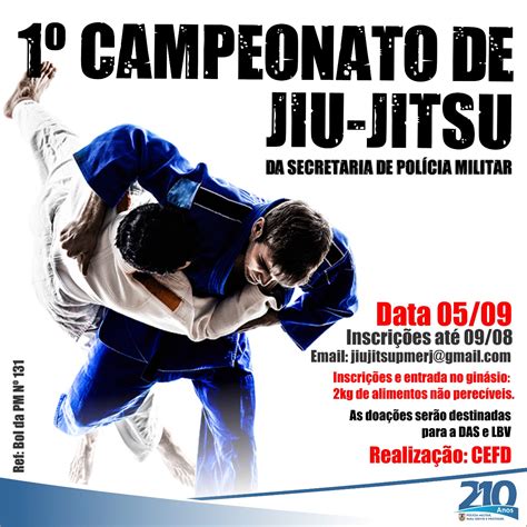 Inscrições Abertas Para O Campeonato De Jiu Jitsu Da Pm Do Rio Portal