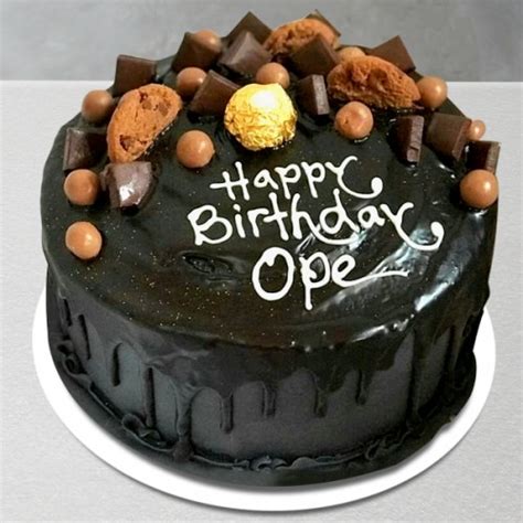 Cake birthday happy birthday sweet dessert food celebration party delicious. Send happy birthday chocolate cake with cookies and ...