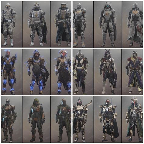 Destiny All Armor Sets Titan Armor Sets Destinyfashion Eva Replignigh