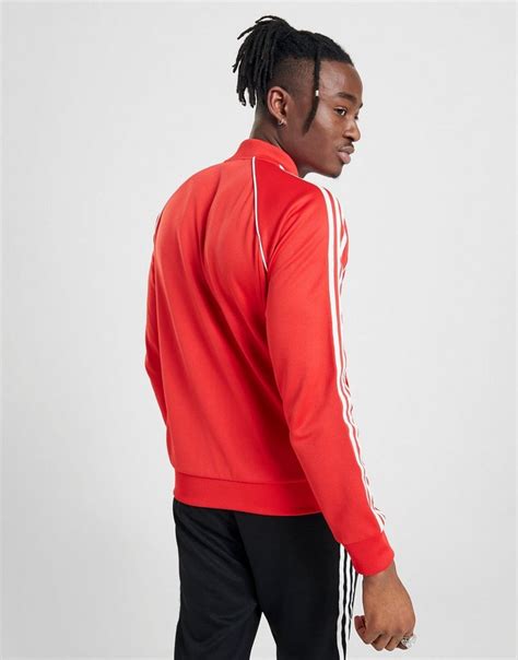 Compra Adidas Originals Chaqueta De Chándal Superstar En Rojo Jd Sports