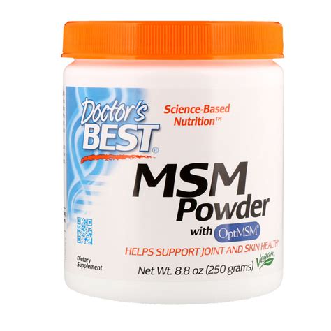 Doctor S Best Msm Powder With Optimsm 8 8 Oz 250 G 753950000766 Ebay