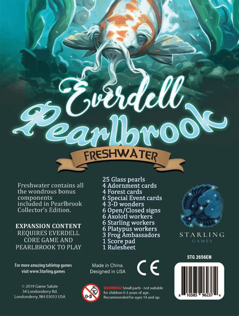 Everdell Pearlbrook Freshwater Board Game Atlas